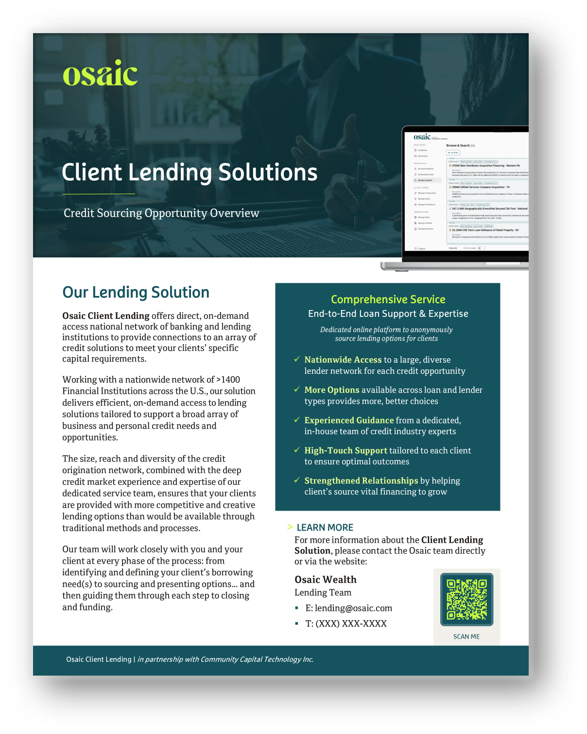 Osaic Client Lending - Overview-1 Osaic Client Lending - Overview-1